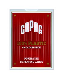 COPAG 4 kleuren speelkaarten rood