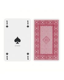 Ace cartes à jouer bridge rouge