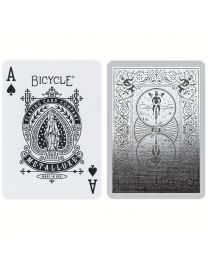 Bicycle® Metalluxe kaarten zilver
