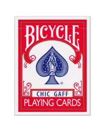 Bicycle Chic Gaff Playing Cards Red