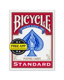 Bicycle Double Back speelkaarten rood