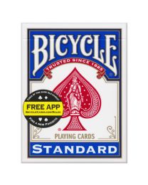 Bicycle Double Back speelkaarten blauw