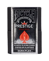 Bicycle Prestige Rider Back plastic speelkaarten DURA-FLEX™ rood