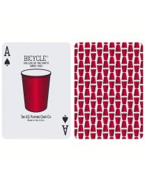 Bicycle Speelkaarten Red Plastic Cup
