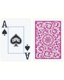 Dubbel set COPAG plastic kaarten rood en groen