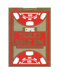 COPAG Texas Holdem kaarten rood