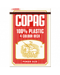COPAG 4 kleuren speelkaarten rood