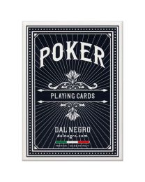 Poker speelkaarten Dal Negro zwart