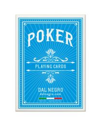 Poker speelkaarten Dal Negro lichtblauw