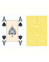 Poker speelkaarten Dal Negro geel
