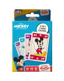 Disney Mickey & Friends 4 in 1 Card Game Shuffle