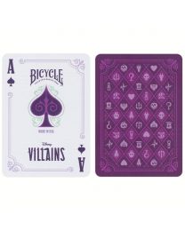 Disney Villains speelkaarten van Bicycle® paars