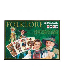 Piatnik Folklore playing cards double pack