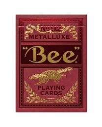 Bee Red Metalluxe speelkaarten