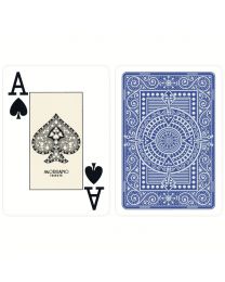 Plastic speelkaarten Modiano Texas poker blauw