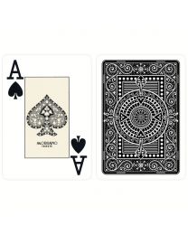 Plastic speelkaarten Modiano Texas poker zwart