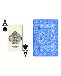 Plastic speelkaarten Modiano Texas poker lichtblauw