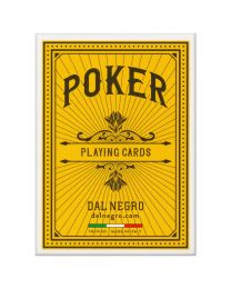 Poker speelkaarten Dal Negro geel