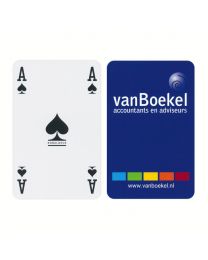 Relatiegeschenken speelkaarten van Boekel accountants en adviseurs