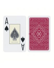 Tactic Playing Cards Big Face Rood