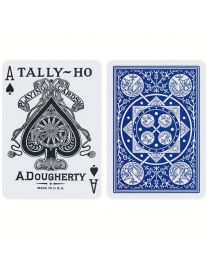 Tally-Ho Fan Back kaarten Blauw