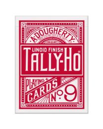 Tally-Ho Fan Back kaarten Rood