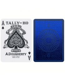 Tally-Ho playing cards MetalLuxe blauw