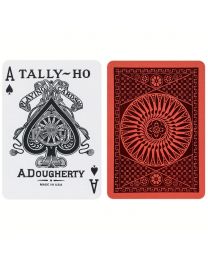 Tally-Ho playing cards MetalLuxe rood