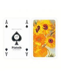 Van Gogh Zonnebloemen speelkaarten Piatnik