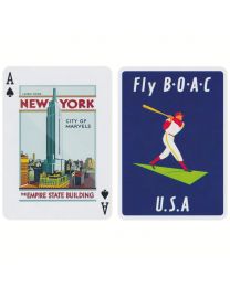 Vintage reizen USA speelkaarten