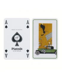 Vintage voertuigen bridge kaarten Piatnik