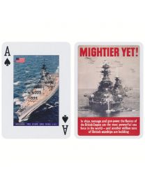 Tweede Wereldoorlog slagschepen speelkaarten Piatnik