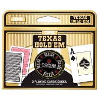 COPAG Texas Holdem speelkaarten en dealer button