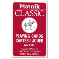 Piatnik Classic playing cards rood