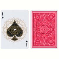 Avengers playing cards red