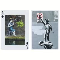 Banksy speelkaarten Piatnik
