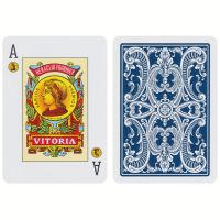 Spaanse speelkaarten Fournier 20 blauw