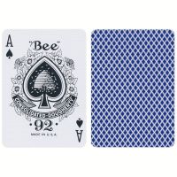 Bee standaard speelkaarten blauw