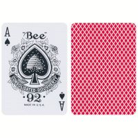 Bee standaard speelkaarten rood