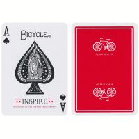 Bicycle Inspire speelkaarten rood