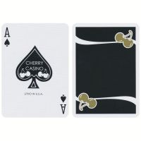 Cherry Casino Monte Carlo speelkaarten zwart en goud