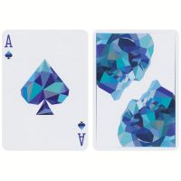 Memento Mori Playing Cards Blue