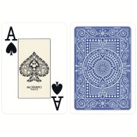Plastic speelkaarten Modiano Texas poker blauw