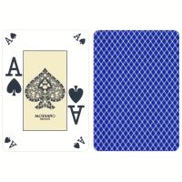 Poker index casino speelkaarten Modiano blauw