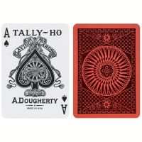 Tally-Ho playing cards MetalLuxe rood
