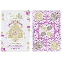Tally-Ho Orchid playing cards 2022